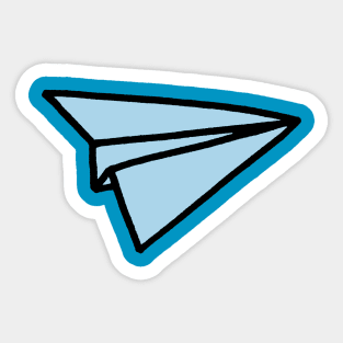 Paper Airplane Sticker